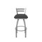 Holland Bar Stool Co OD411 Jackie Low Back Stainless Steel 25 Swivel Outdoor Counter Stool with Breeze Graphite Seat OD41125SSOD003 - alternate 9